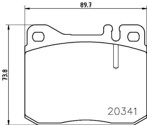 MINTEX MINTEX MDB1180 1x MINTEX MDB1180 Brake Pad Set 