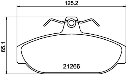 MINTEX MINTEX MDB1229 1x MINTEX MDB1229 Brake Pad Set 