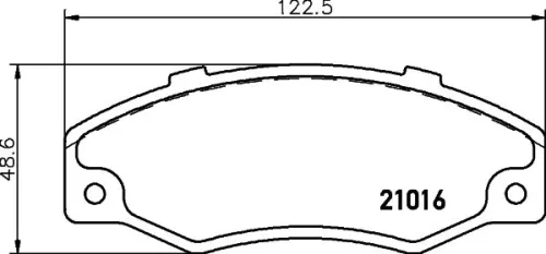 MINTEX MINTEX MDB1355 1x MINTEX MDB1355 Brake Pad Set 