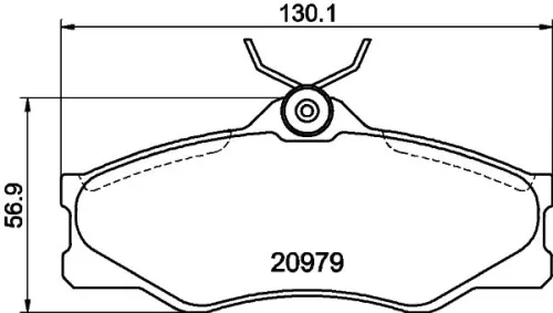 MINTEX MINTEX MDB1362 1x MINTEX MDB1362 Brake Pad Set 