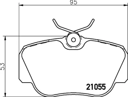 MINTEX MINTEX (MDB1402) 1x  MINTEX Brake Pad Set 