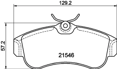 MINTEX MINTEX MDB1423 1x MINTEX MDB1423 Brake Pad Set 