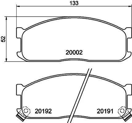MINTEX MINTEX (MDB1439) 1x  MINTEX Brake Pad Set 