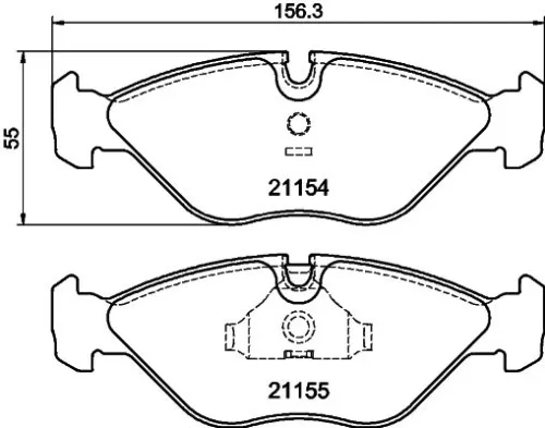 MINTEX MINTEX MDB1460 1x MINTEX MDB1460 Brake Pad Set 
