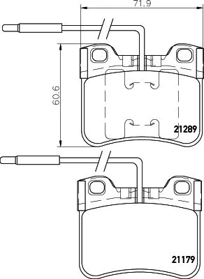 MINTEX MINTEX (MDB1483) 1x  MINTEX Brake Pad Set 