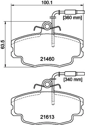 MINTEX MINTEX (MDB1520) 1x  MINTEX Brake Pad Set 