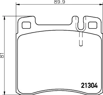 MINTEX MINTEX MDB1626 1x MINTEX MDB1626 Brake Pad Set 
