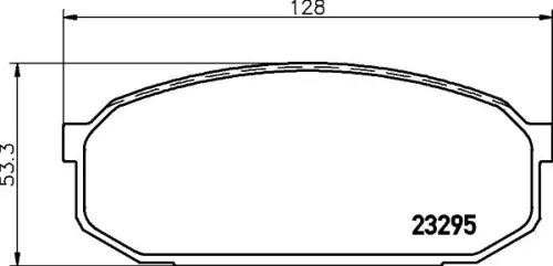 MINTEX MINTEX (MDB1712) 1x MINTEX MDB1712 Brake Pad Set 