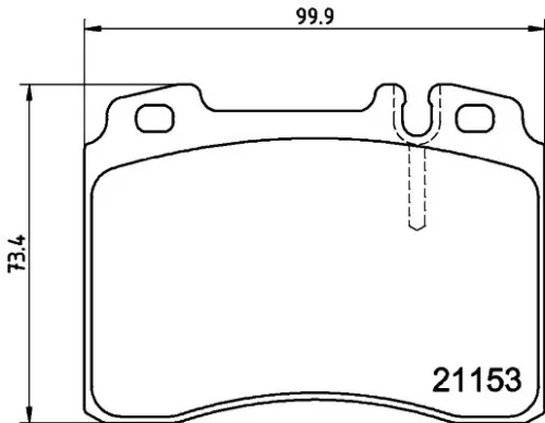 MINTEX MINTEX MDB1724 1x MINTEX MDB1724 Brake Pad Set 