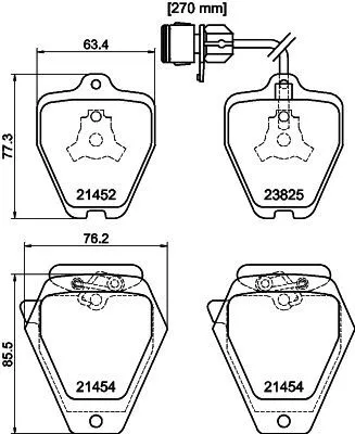 MINTEX MINTEX (MDB1751) 1x  MINTEX Brake Pad Set 