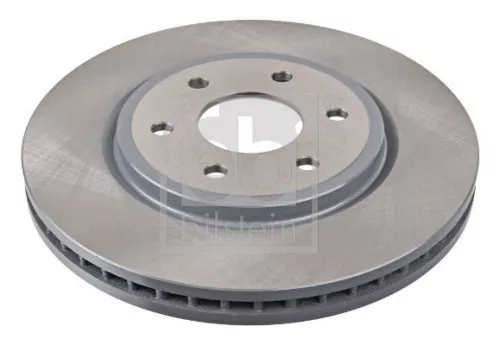 2x Febi Front Internally Vented Brake Disc For Nissan Navara Np300 Pathfin