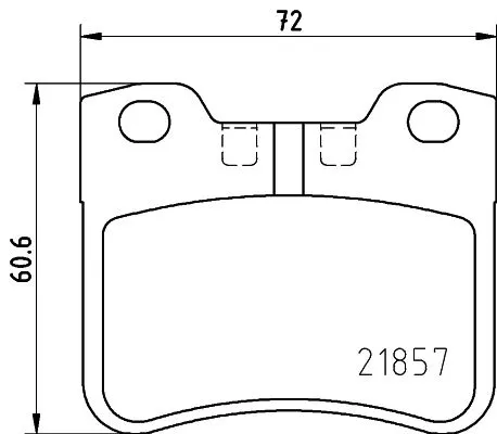MINTEX MINTEX (MDB1806) 1x  MINTEX Brake Pad Set 