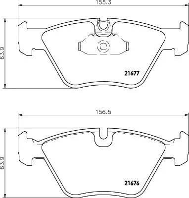 MINTEX MINTEX MDB1817 1x MINTEX MDB1817 Brake Pad Set 