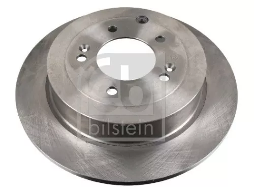 2x Febi Rear Solid Brake Disc For Hyundai Tucson