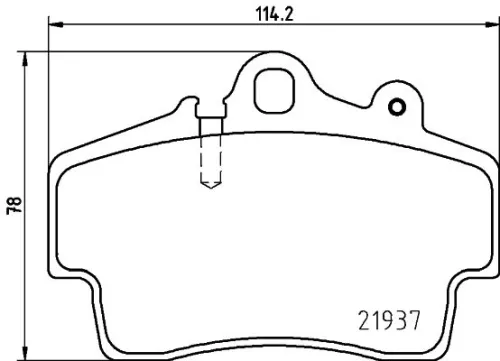 MINTEX MINTEX MDB1873 1x MINTEX MDB1873 Brake Pad Set 