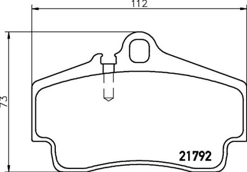 MINTEX MINTEX MDB1874 1x MINTEX MDB1874 Brake Pad Set 
