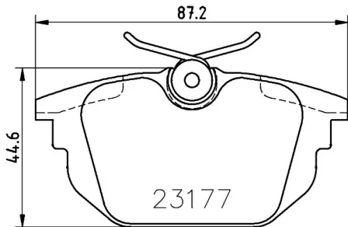 MINTEX MINTEX (MDB1876) 1x  MINTEX Brake Pad Set 