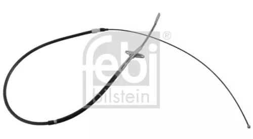 Febi Rear Left Handbrake Cable For Mercedes-benz T1