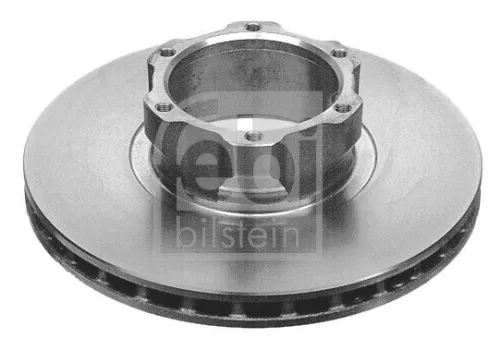 2x Febi Front Internally Vented Brake Disc For Mercedes-benz Vario