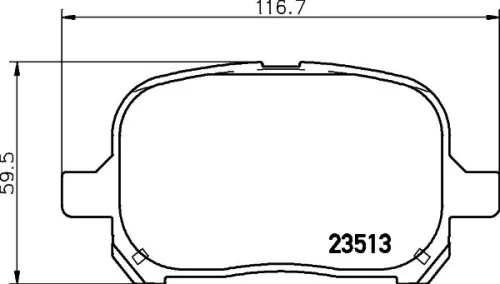 MINTEX MINTEX (MDB1921) 1x  MINTEX Brake Pad Set 