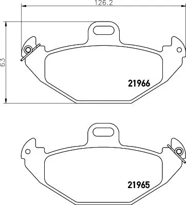 MINTEX MINTEX MDB1925 1x MINTEX MDB1925 Brake Pad Set 