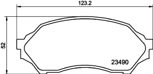 MINTEX MINTEX MDB1946 1x MINTEX MDB1946 Brake Pad Set 