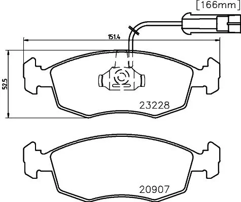 MINTEX MINTEX MDB1948 1x MINTEX MDB1948 Brake Pad Set 