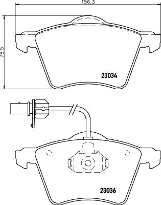 MINTEX MINTEX MDB1954 1x MINTEX MDB1954 Brake Pad Set 