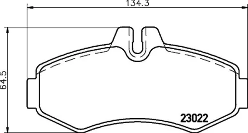 MINTEX MINTEX MDB1967 1x MINTEX MDB1967 Brake Pad Set 