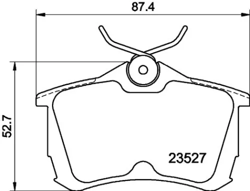 MINTEX MINTEX MDB1990 1x MINTEX MDB1990 Brake Pad Set 