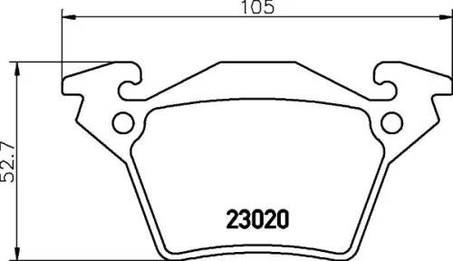 MINTEX MINTEX MDB2002 1x MINTEX MDB2002 Brake Pad Set 
