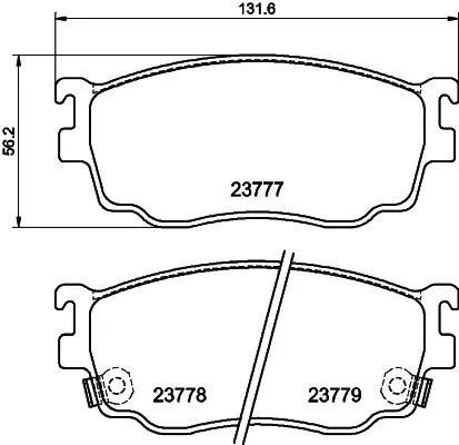 MINTEX MINTEX MDB2035 1x MINTEX MDB2035 Brake Pad Set 