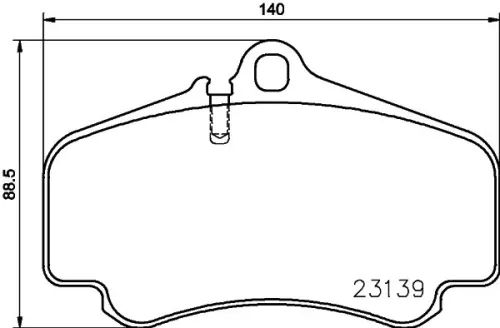 MINTEX MINTEX (MDB2039) 1x MINTEX MDB2039 Brake Pad Set 
