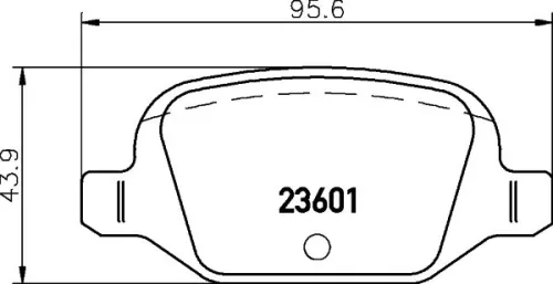MINTEX MINTEX MDB2042 1x MINTEX MDB2042 Brake Pad Set 