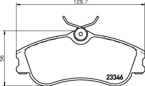 MINTEX MINTEX (MDB2067) 1x  MINTEX Brake Pad Set 
