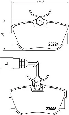 MINTEX MINTEX MDB2113 1x MINTEX MDB2113 Brake Pad Set 