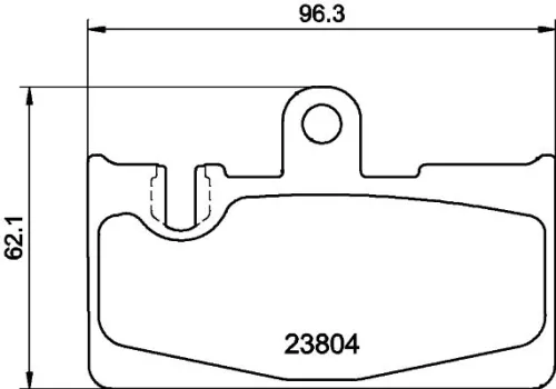 MINTEX MINTEX (MDB2136) 1x  MINTEX Brake Pad Set 