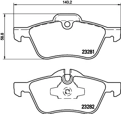 MINTEX MINTEX (MDB2162) 1x  MINTEX Brake Pad Set 