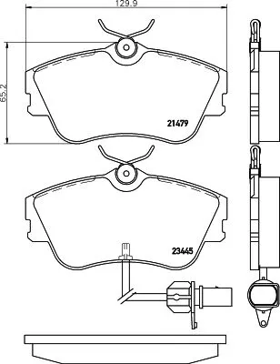 MINTEX MINTEX MDB2177 1x MINTEX MDB2177 Brake Pad Set 