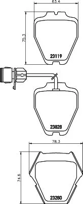 MINTEX MINTEX (MDB2178) 1x  MINTEX Brake Pad Set 