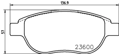 MINTEX MINTEX (MDB2186) 1x  MINTEX Brake Pad Set 