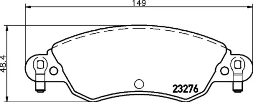 MINTEX MINTEX MDB2189 1x MINTEX MDB2189 Brake Pad Set 