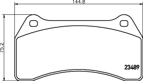 MINTEX MINTEX MDB2220 1x MINTEX MDB2220 Brake Pad Set 