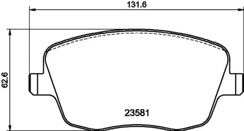 1x MINTEX MDB2294 Brake Pad Set