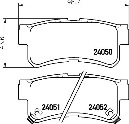 MINTEX MINTEX (MDB2295) 1x  MINTEX Brake Pad Set 