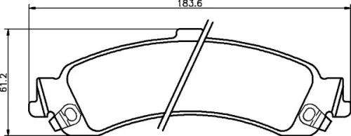 MINTEX MINTEX MDB2322 1x MINTEX MDB2322 Brake Pad Set 