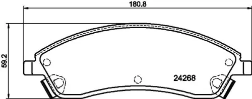 MINTEX MINTEX MDB2377 1x MINTEX MDB2377 Brake Pad Set 