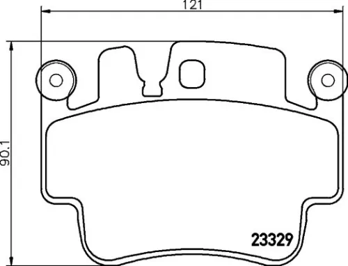 MINTEX MINTEX MDB2417 1x MINTEX MDB2417 Brake Pad Set 