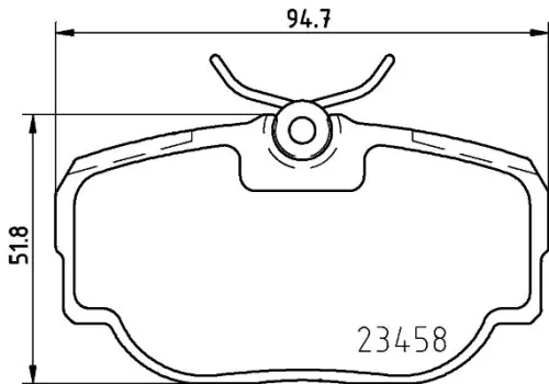 MINTEX MINTEX MDB2470 1x MINTEX MDB2470 Brake Pad Set 