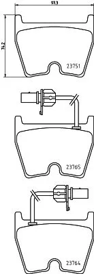 MINTEX MINTEX (MDB2601) 1x MINTEX MDB2601 Brake Pad Set 